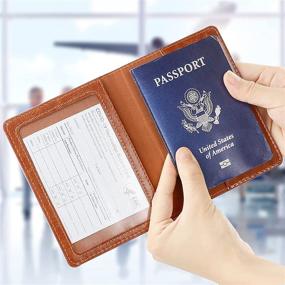 img 1 attached to 🛂 Ultimate TIGARI Passport Protector: Waterproof Transparent Travel Accessories for Reliable Passport Covers