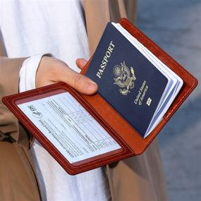 img 2 attached to 🛂 Ultimate TIGARI Passport Protector: Waterproof Transparent Travel Accessories for Reliable Passport Covers
