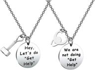 🤝 maofaed friendship gift - friendship jewelry for best friends - perfect gift for friends - let's do get help logo