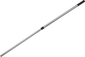 img 4 attached to CleanAide Adjustable Extendable Aluminum Mop Pole: Versatile Length, 33 to 59 Inches