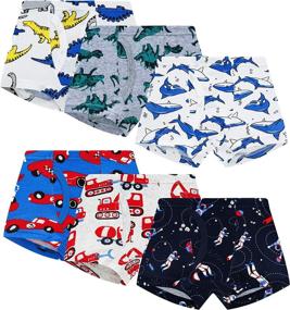 img 3 attached to Dinosaur Comfort Toddler Briefs Underwear for Boys' Clothing - Underwear