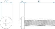 🔩 m4x0.7 stainless steel fullerkreg phillips machine screws logo