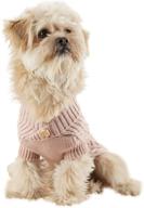 🐾 cozy and stylish: yunqi classic cable knit pet dog cat sweater for small dogs - perfect winter & spring attire логотип