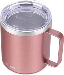 img 4 attached to 🌞 SUNWILL Insulated Tumbler: Durable Stainless Steel, Reusable & Keeps Drinks Hot/Cold