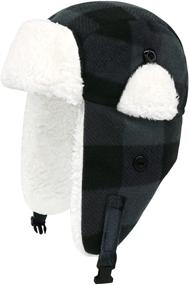 img 4 attached to 🧥 Sarfel Winter Toddler Girls Trapper Boys' Accessories: Cozy and Stylish Cold-weather Gear for Your Little Ones