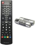 📺 akb75095330 replacement remote for lg tv models 28lj400b, 32lj500b, 28mt42df and more - includes gp alkaline 2 batteries! logo