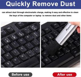 img 1 attached to 🧹 Portable Laptop Cleaning Brush - Electronic Swipe Brush for Keyboard, Mobile Phones, Cameras, Digital Products - Ideal for Car Interior Detailing, Home, and Office Items