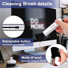img 3 attached to 🧹 Portable Laptop Cleaning Brush - Electronic Swipe Brush for Keyboard, Mobile Phones, Cameras, Digital Products - Ideal for Car Interior Detailing, Home, and Office Items