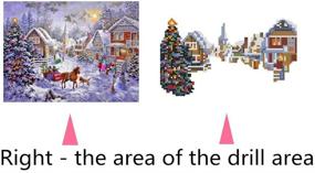 img 3 attached to 🎨 InnLife DIY 5D Diamond Painting Kit: Snow & Surrey, Rhinestone Embroidery Cross Stitch Arts & Craft for Christmas Home Wall Décor