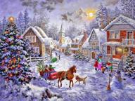 🎨 innlife diy 5d diamond painting kit: snow & surrey, rhinestone embroidery cross stitch arts & craft for christmas home wall décor logo