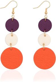 img 4 attached to 💎 Stylish Lightweight Geometric Earrings for Girls - Genuine Retriangle Jewelry