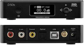 img 2 attached to Topping D50s Hi-Res Audio DAC Bluetooth 5.0 Decoder - ES9038Q2M XMOS XU208, DSD512 PCM 32Bit / 768Khz LDAC Version, OPA1612 USB/Opt/Coax Input with Remote (Silver)