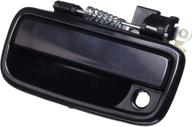 🚪 to1310128 front driver side outer door handle, oe replacement for toyota tacoma logo