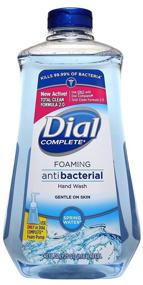 img 2 attached to Dial Foaming Soap Refill: Refreshing Spring Water Hand Wash, 40 Oz (Bundle of 2 Bottles)