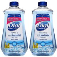 dial foaming soap refill: refreshing spring water hand wash, 40 oz (bundle of 2 bottles) logo