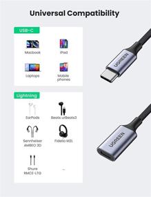 img 3 attached to 🎧 UGREEN USB C Lightning Female Audio Adapter: Seamless Convertibility for Enhanced Audio Experience