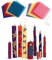 🎨 unleash your creativity with the magic cabin beeswax candle rolling kit: decorate with bright colors! logo