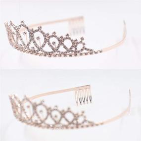 img 1 attached to 🎂 Rose Gold Birthday Bitch Sash & Rhinestone Tiara Kit: Glittery Birthday Party Favors and Gifts