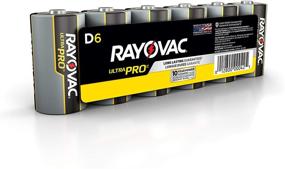 img 4 attached to 🔋 Rayovac D Batteries, High Performance Ultra Pro Alkaline D Cell Batteries (Pack of 6)