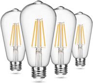 💡 enhanced decorative industrial electrical: dimmable filament incandescent equivalent logo