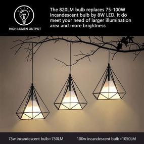 img 1 attached to 💡 Enhanced Decorative Industrial Electrical: Dimmable Filament Incandescent Equivalent