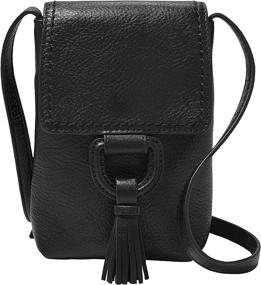 img 3 attached to 👜 Fossil Women's Bobbie Leather Crossbody Phone Wallet Purse