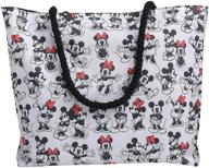 disney tote travel bag with mickey and minnie mouse print logo