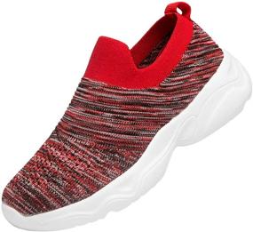 img 3 attached to 👟 Ally Belly Kids Slip-On Sneakers: Comfortable Walking Shoes for Toddlers & Little Kids