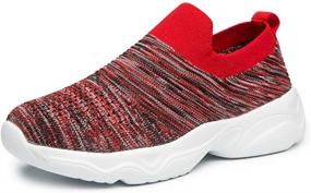 img 2 attached to 👟 Ally Belly Kids Slip-On Sneakers: Comfortable Walking Shoes for Toddlers & Little Kids