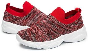 img 4 attached to 👟 Ally Belly Kids Slip-On Sneakers: Comfortable Walking Shoes for Toddlers & Little Kids