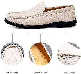 img 1 attached to Printed Casual Loafer in Grey - Boleone (Size 43) - Style 5686838