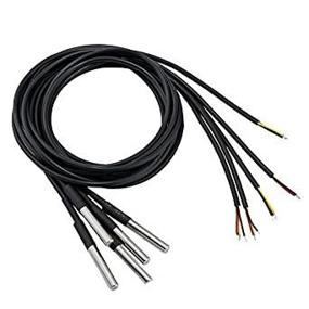 img 1 attached to 🌡️ Waterproof Digital Thermal Probe 1M: ELENKER DS18B20 Temperature Sensor – Pack of 5pcs for Accurate Temperature Measurement