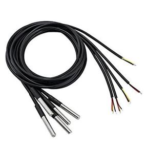 img 3 attached to 🌡️ Waterproof Digital Thermal Probe 1M: ELENKER DS18B20 Temperature Sensor – Pack of 5pcs for Accurate Temperature Measurement