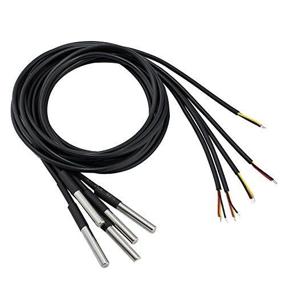 img 2 attached to 🌡️ Waterproof Digital Thermal Probe 1M: ELENKER DS18B20 Temperature Sensor – Pack of 5pcs for Accurate Temperature Measurement