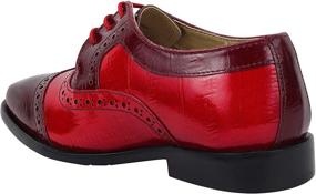 img 3 attached to Genuine Leather Printed Boys' Shoes: LIBERTY Gliders – Top-Quality Comfort and Style