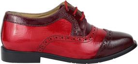 img 2 attached to Genuine Leather Printed Boys' Shoes: LIBERTY Gliders – Top-Quality Comfort and Style
