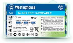 img 2 attached to 🔋 Аккумулятор Westinghouse AA 2400mAh (8-шт.) - Высокая емкость, низкая саморазрядка.