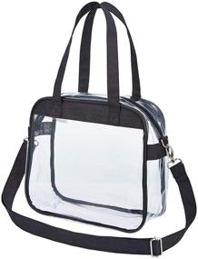 img 1 attached to Stadium-Approved Travel Handbags & Wallets for Women - Clear and Convenient