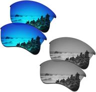 men's smartvlt silver titanium sunglass replacement: accessories for sunglasses & eyewear logo