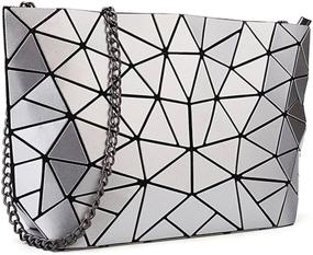 img 3 attached to 👜 Orita Holographic Envelope Handbag: Stylish Women's Shoulder Bag with Wallet & Handbags