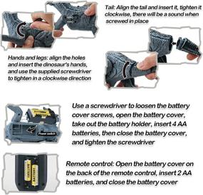 img 2 attached to Control Dinosaur Walking Realistic Electronic