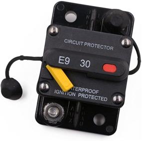 img 2 attached to ⚡️ T Tocas Waterproof Hi-Amp 30A Circuit Breaker Protector with Manual Reset for Car Marine Trolling Motors Boat, 12V-48VDC