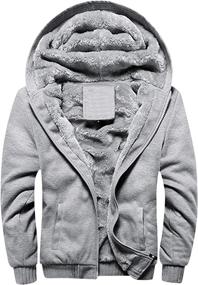 img 1 attached to Springrain Winter Sherpa Sweatshirt X Large Outdoor Recreation for Outdoor Clothing
