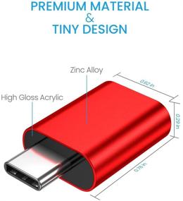 img 1 attached to 🔌 Адаптер JSAUX USB Type C Male к USB A 3.0 Female, 2 штуки, использование рядом, совместим с Thunderbolt 3 с Dell XPS 13 7390, Galaxy S20 S20+ S10 Plus Ultra (серый)