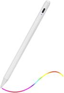 🖊️ 2021 ipad pro 12.9-inch stylus pen: palm rejection, type-c recharge, 1.5mm fine tip - compatible with apple pencil for ipad pro 12.9” (5th/4th/3rd gen, white) logo