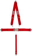 g-force 6020rd red v-type harness set with 🌟 pull-down latch & link: secure and stylish safety gear logo