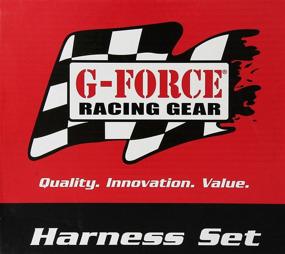 img 1 attached to G-Force 6020RD Red V-Type Harness Set with 🌟 Pull-Down Latch & Link: Secure and Stylish Safety Gear