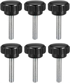 img 4 attached to 🔩 Enhanced Uxcell Knurled Clamping Knobs - Ideal Fasteners for Screws
