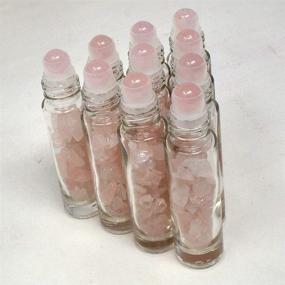 img 1 attached to 💎 Frosted Gemstone Bottles for Convenient Carrying – Essential for Your Needs