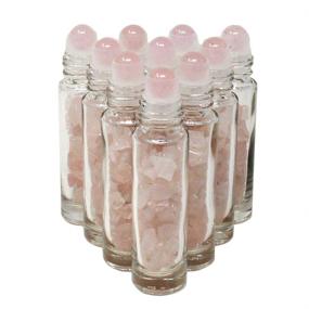 img 2 attached to 💎 Frosted Gemstone Bottles for Convenient Carrying – Essential for Your Needs